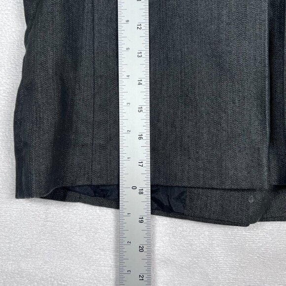 Ann Taylor Loft Petites Charcoal Double Breasted Career Blazer Jacket Sz 6P - Picture 16 of 16